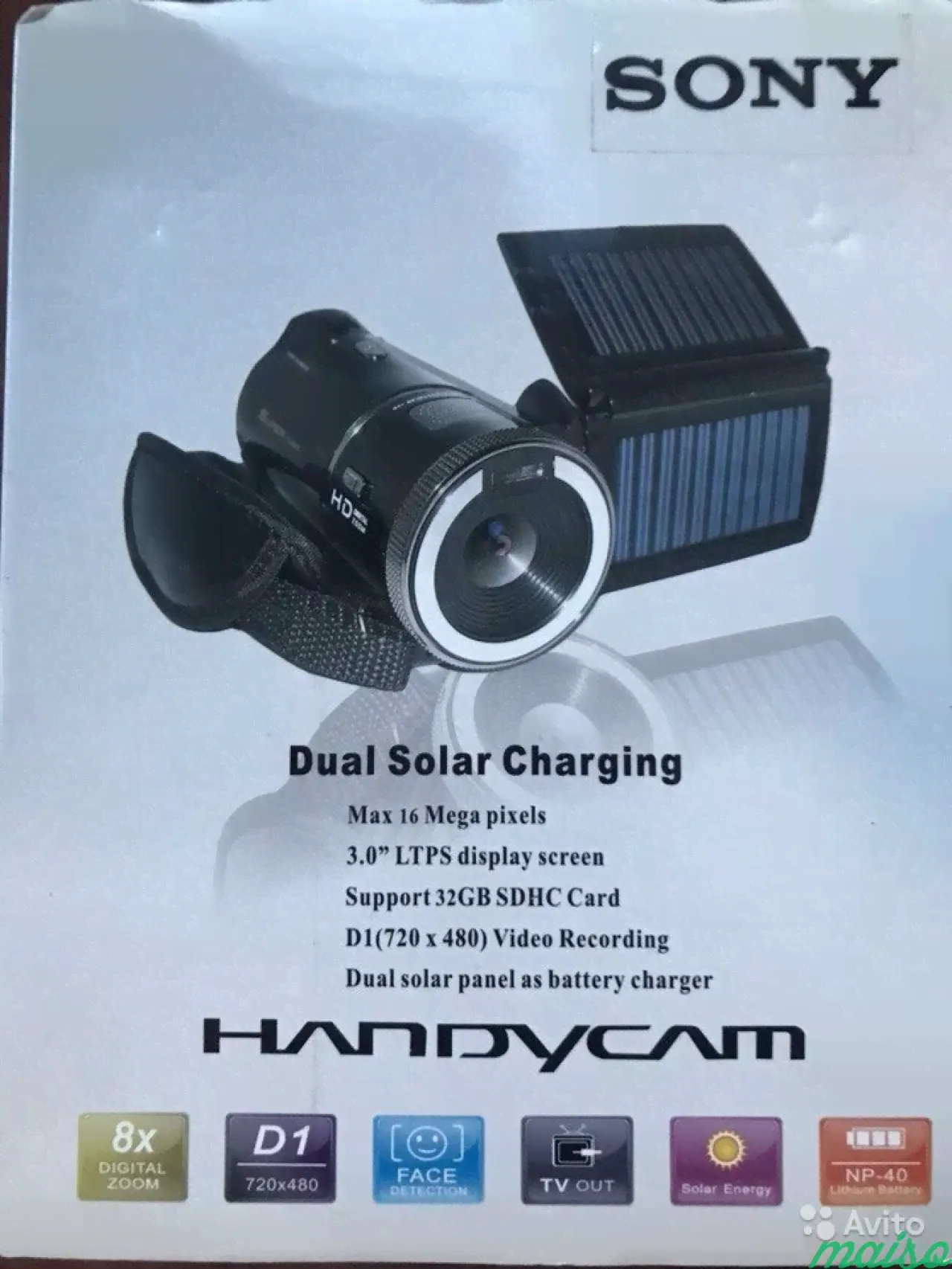 Видеокамера sony Dual Solar Charging в Санкт-Петербурге-2