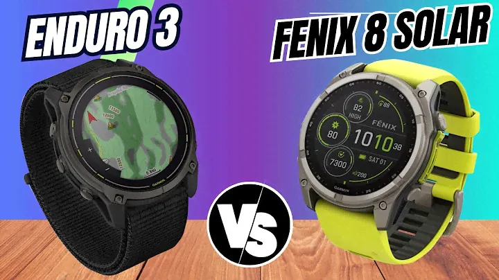 Garmin Enduro 3 vs Garmin Fenix 8 Solar