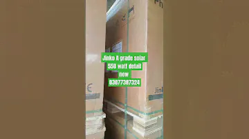 jinko solar panel 550 watt A grade #longisolarpanel #JAsolarpanelperformance #solarpanelpriceinpak