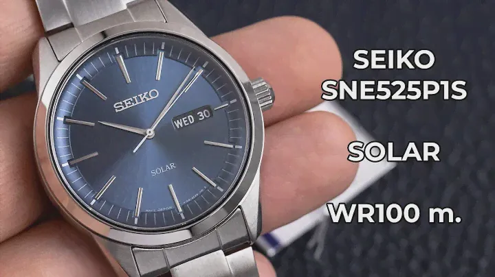 Мужские часы Seiko SNE525P1S на солнечной батарее