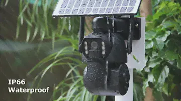 4K 36X Zoom Dual Screen Solar Powered Camera Outdoor 8MP 4G / WiFi PIR Detection Auto Tracking