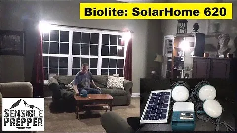 SHTF Solar Power Lighting! Biolite Solar home 620+ Review