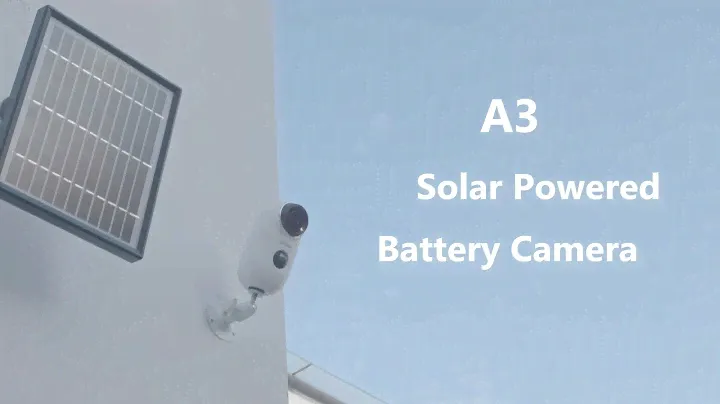 A3 1080P Solar Powered Two-Way Audio IP66 Battery WiFi Camera - ZOSI Security Camera