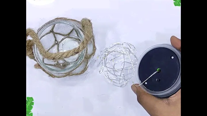 Epyz Solar Lantern Outdoor Hanging Jar | Light Waterproof Crack Glass | Rope Globe Garden Light