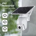 11%off Solar battery powered Camera Wifi Version PTZ 4X 1080P Outdoor Security Wireless Monitor Waterproof CCTV Smart Home Surveillance