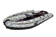 Лодка надувная моторная SOLAR-470 Super Jet tunnel с фальшбортом (RIB) пиксель, в комплектации