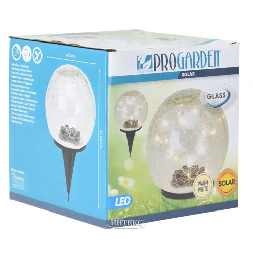 Садовый солнечный светильник Solar Bosco 15 см, IP44