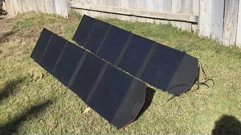Charging my Bluetti EB3A using 2 Massimo 100 watt Solar Panels / Blankets from Costco
