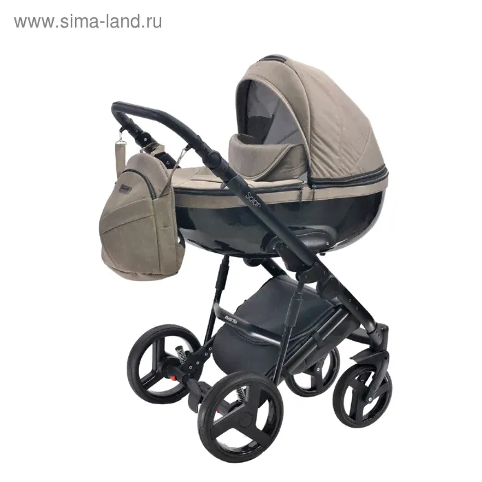 Коляска 2 в 1 Everflo Solar, цвет coffee