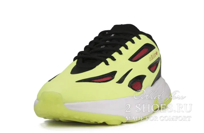 Кроссовки Adidas Ozweego Celox Solar Yellow Red-3