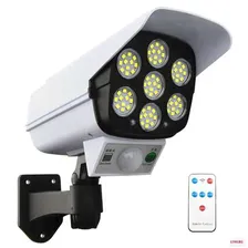 Солнечная индукционная лампа Solar Monitoring Lamp CL-977T/ уличный LED светильник-камера муляж