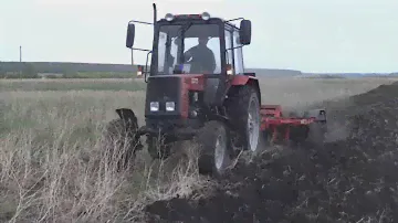 работа дисковой бороны БДМ 3х2 ПКСР