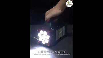 5 in 1 Hurry Bolt Multifunction 38W Solar Lamp Super Bright Led Flashlight Waterproof HB-1678 KN-478