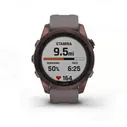 Умные часы Garmin Fenix 7s Sapphire Solar Титан Dark bronze / Темная бронза / ремешок Графит