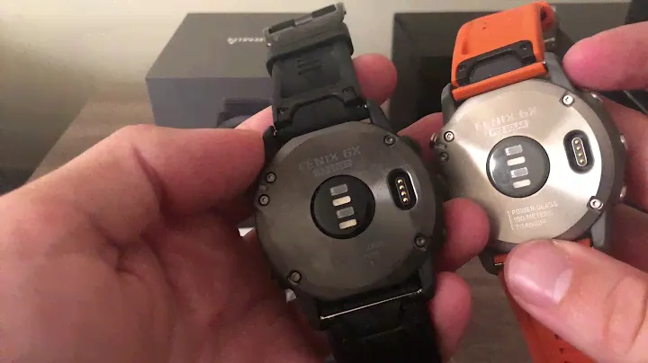 Garmin Fenix 6X Pro Solar Black Titanium Unboxing