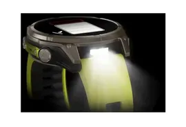 Смарт-часы Garmin Fenix 8 – 47 мм, Solar Sapphire, титан с ярко-желтым/графитовым силиконовым ремешком