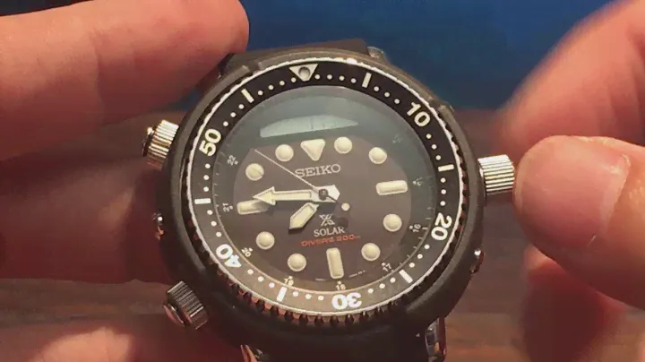 Setting the Seiko Arnie SNJ025 SNJ027 SNJ028