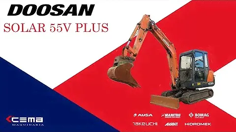 ▶️ DOOSAN SOLAR 55 V PLUS | CEMA MAQUINARIA