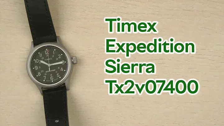 Розпаковка Timex Expedition Sierra Tx2v07400