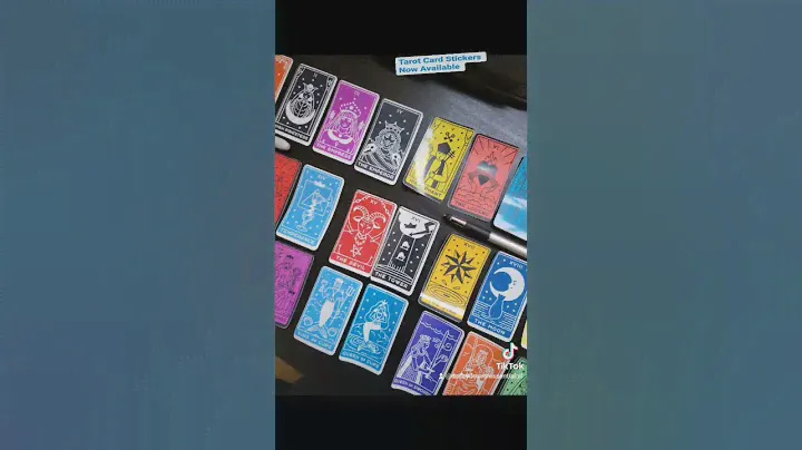 Unique Tarot Stickers | Customizable | High-quality | Waterproof