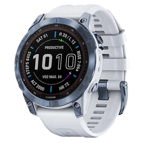 Часы Garmin Fenix 7 Sapphire Solar Mineral Blue