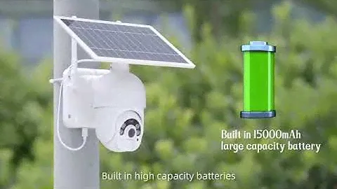 4G/WiFi Solar Alert PTZ Camera in promotion