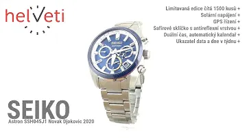 Seiko Astron SSH045J1 Novak Djokovic 2020 Limited Edition