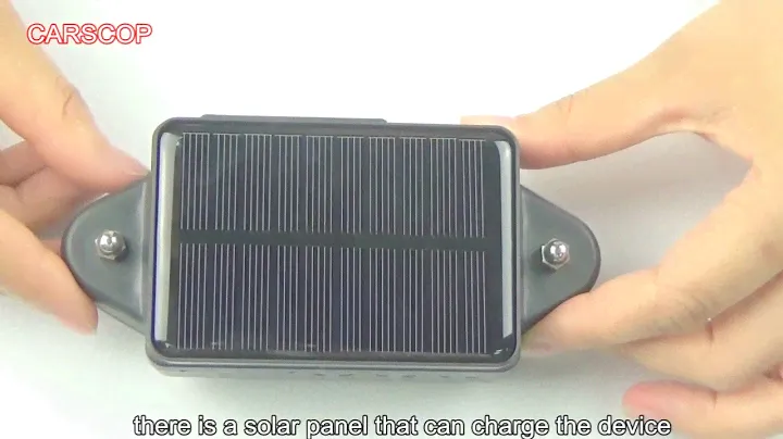 Carscop Solar GPS Tracker CCTR-808S Unboxing Video HD