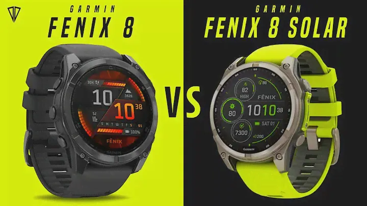 Garmin Fenix 8 VS Garmin Fenix 8 Solar