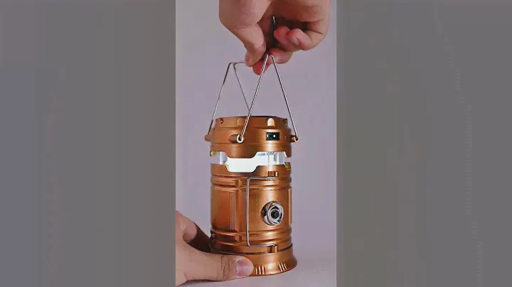 Solar LED Portable Lantern Telescopic Torch Camping Emergency Tent Lamp#campingday