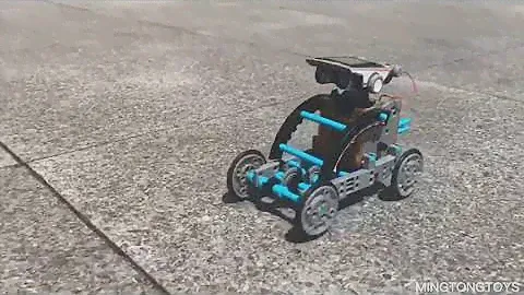 SolarFun 13-in-1 STEM Solar Power Smart DIY Education RC Robot Overview