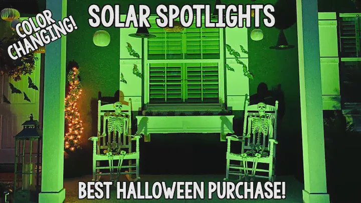 Outdoor Multicolor Solar Lights - Perfect for Halloween decor and more!