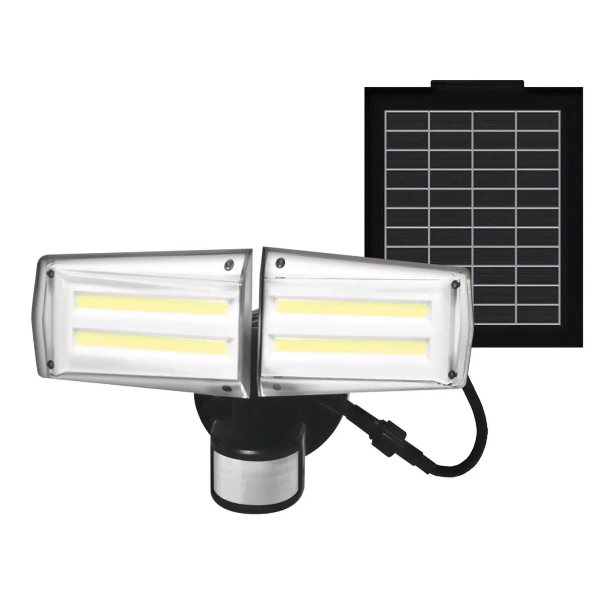 Прожектор светодиодный Autonoma LED Solar Pro 2xCOB аккумуляторный IP65 DUWI-0