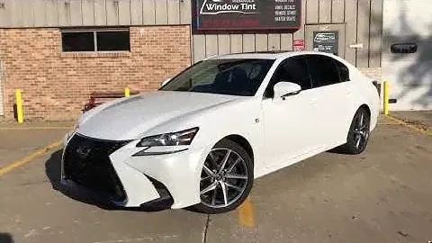 Window Tint on a Lexus - 35% all around