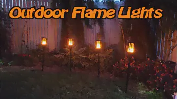 Ollivage Solar Torch Flickering Flame Lights - review