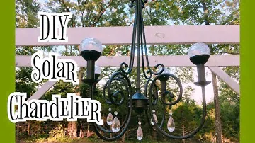 DIY Solar Chandelier
