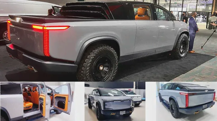 2023 EdisonFuture Electric Solar Pickup Truck Full HD exterior and interior Walkthrough