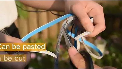 Waterproof Outdoor LED Strip Lights Solar Powered