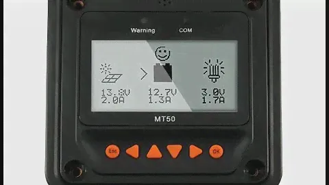 EPEVER MT50 LCD Display Remote Meter, Only Suitable Tracer-A/an/BN Series10-100A - Overview