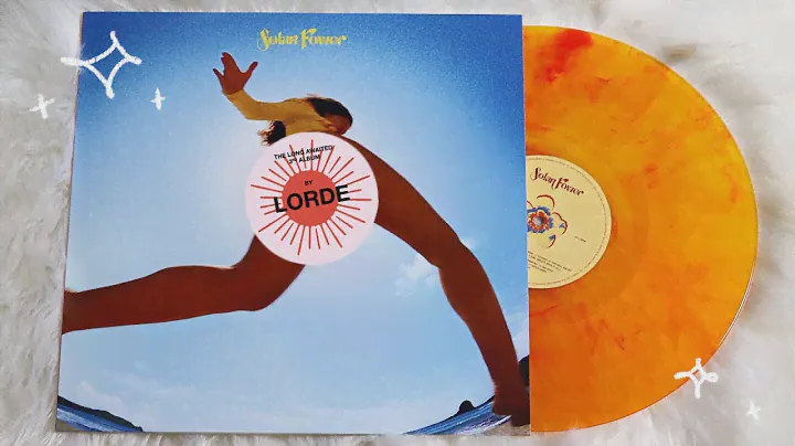 lorde - solar power (vinyl unboxing) | target exclusive
