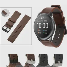 🛍 Ремешок из натуральной кожи для xiaomi Haylou Solar LS05, классический браслет 22 мм для смарт-часов xiaomi Haylou Solar LS05, 22 мм