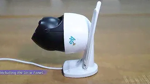 V380  4G Sim Solar PTZ Camera Night Vision PIR Human Detection