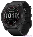 GARMIN Fenix 7X PRO Sapphire Solar Edition Титановый угольно-серый корпус с DLC-покрытием и черным ремешком