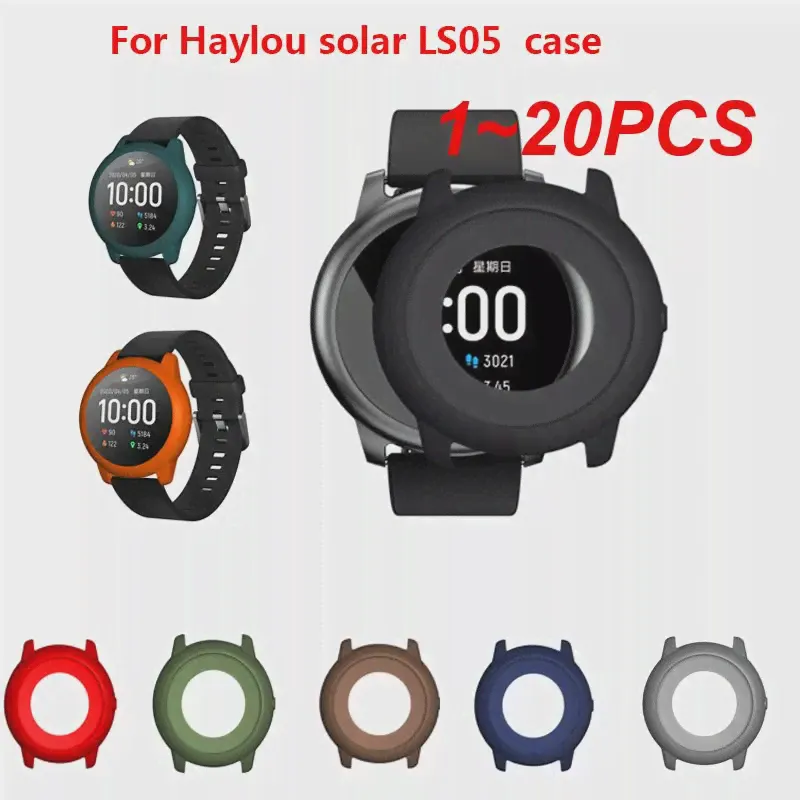 1 ~ 20 шт. Чехол для Haylou Solar LS05 Умные часы Силиконовая защитная рама из ТПУ Мягкая оболочка для Haylou Solar-0