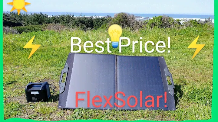 FlexSolar 100 Watt Panel Review! Best Price! Power for Van Life! ☀️💡⚡🚐