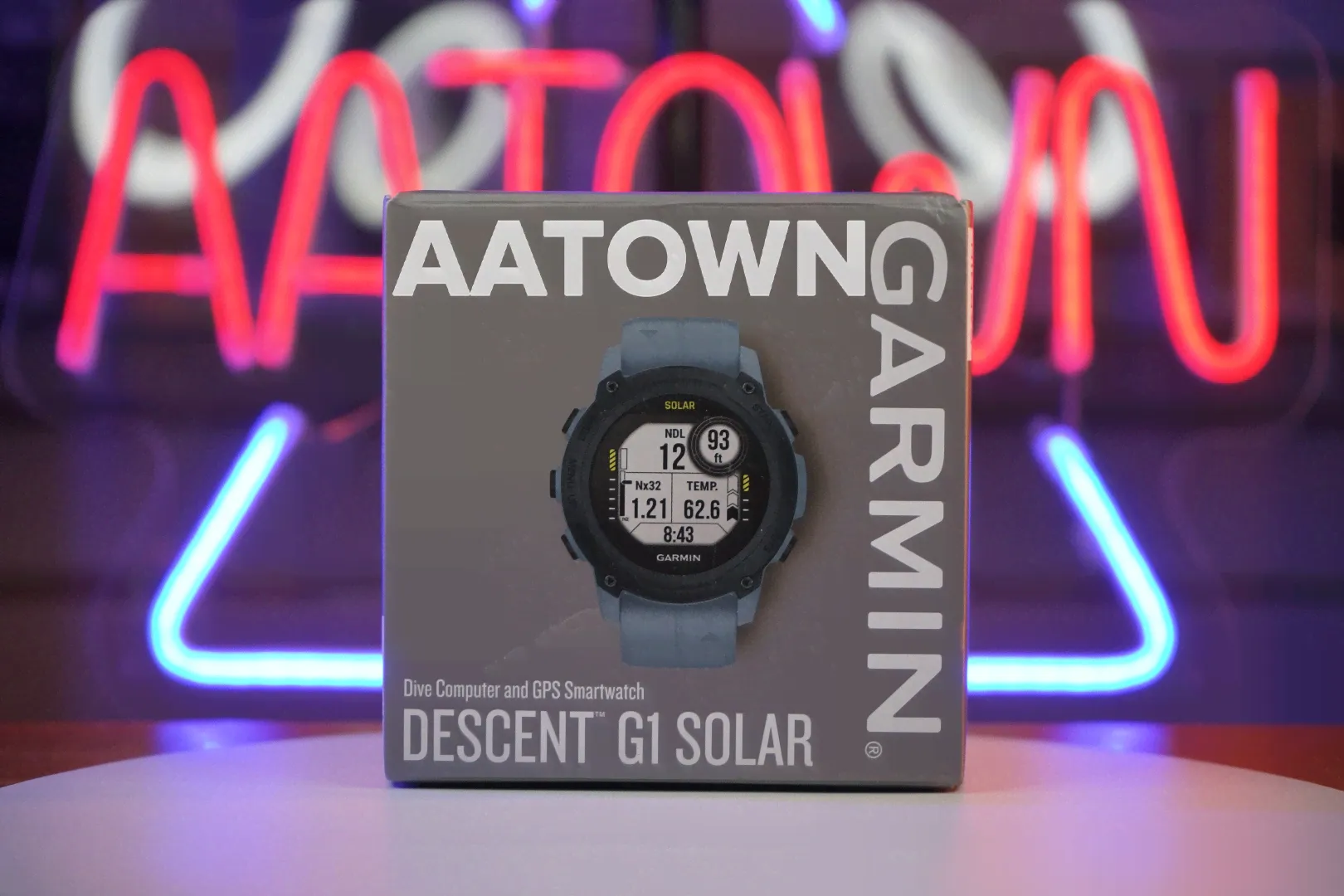 Garmin Descent G1 Solar Hurricane Blue - Синий ураган