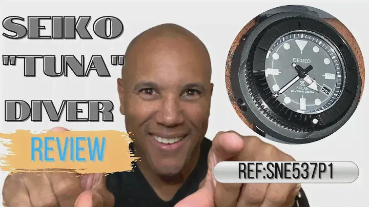 SEIKO TUNA DIVER WATCH REVIEW| PROSPEX SOLAR DIVER| REF: SNE537P1
