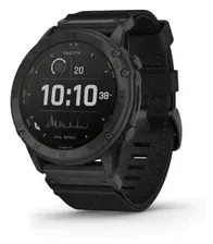 Умные часы Garmin Tactix Delta Solar с нейлоновым DLC ремешком, черный