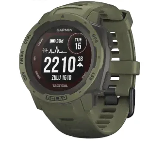 Часы для спорта Garmin Instinct Solar Tactical Moss-1