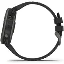 Часы GARMIN FENIX 6X PRO SOLAR TITANIUM CARBON GRAY DLC WITH BLACK BAND 010-02157-21